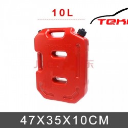 Kırmızı Plastik Benzin Bidonu 10 LT