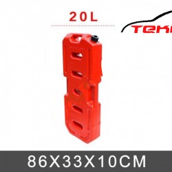 Kırmızı Plastik Benzin Bidonu 20 LT