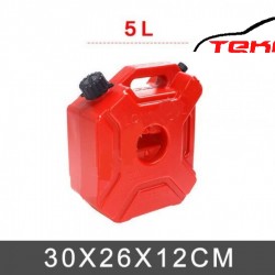 Kırmızı Plastik Benzin Bidonu 5 LT
