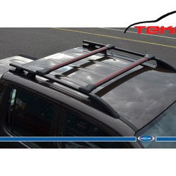  Universal Universal Ara Atkı 2.Prç Siyah Profil/Kırmızı Fitilli (Kısa)