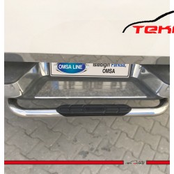 Mercedes X-Class Arka Koruma Q76 Krom 2017-